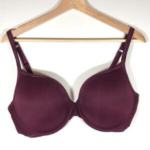 Victoria's Secret Women's 38DD/E85 Maroon Push-Up Full Coverage Underwire Bra